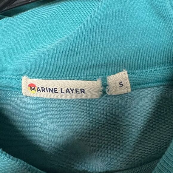 NWOT Marine Layer Green Lake Mary Hoodie Womens Sz S - Picture 10 of 11